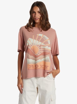 ロキシー Get Lost In The Moment Oversized Boyfriend Tシャツ | INR504278