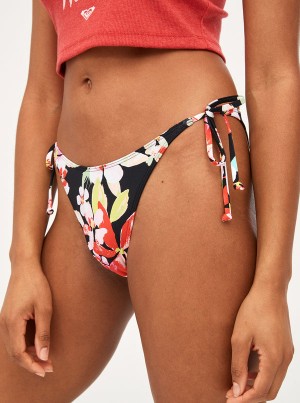 ロキシー Printed Beach Classics Tie Side High Leg Cheeky ビキニボトムス | BNA192057