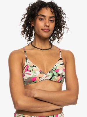 ロキシー Printed Beach Classics ストラップ Bra ビキニトップス | LMX576108