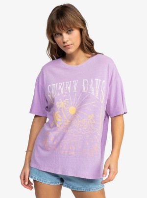 ロキシー Sunny Days Oversized Tシャツ | SBT578406