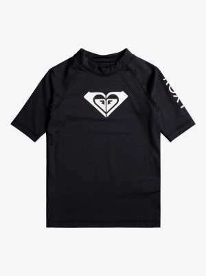 ロキシー Whole Hearted UPF 50 Short Sleeve Rashguard スイムウェア ガール | TPE237510