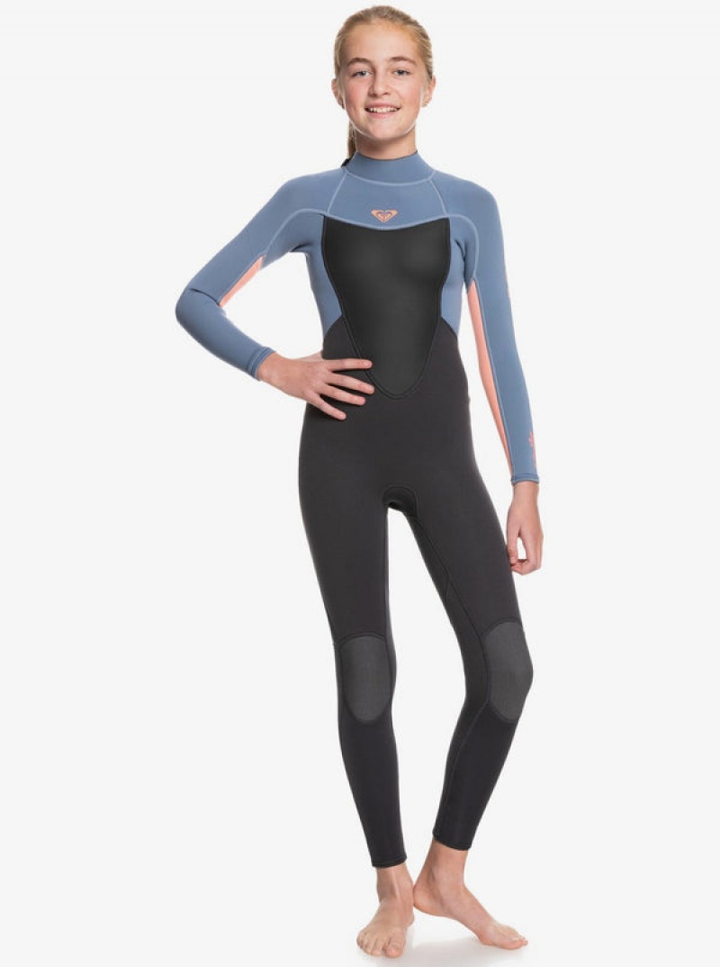 ロキシー 3/2mm Prologue Back Zip Wetsuit スイムウェア ガール | IBO015682