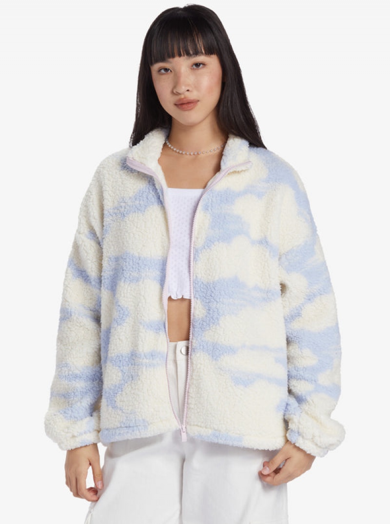 ロキシー Chloe Kim In The Clouds Sherpa Full-Zip Fleece パーカー | HDF328190