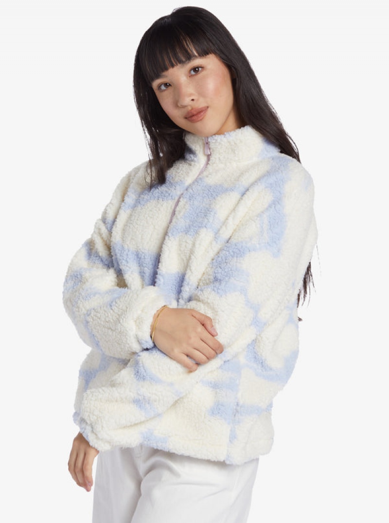 ロキシー Chloe Kim In The Clouds Sherpa Full-Zip Fleece パーカー | HDF328190