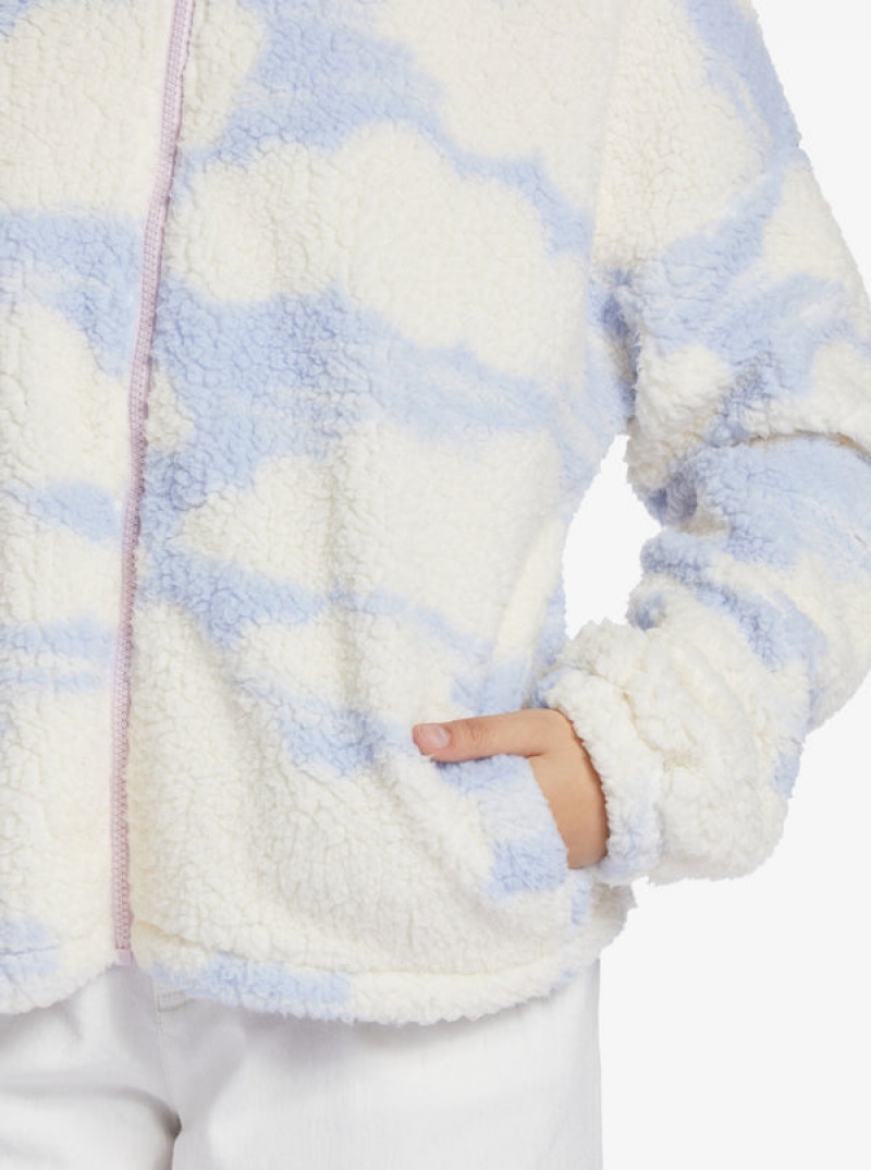 ロキシー Chloe Kim In The Clouds Sherpa Full-Zip Fleece パーカー | HDF328190