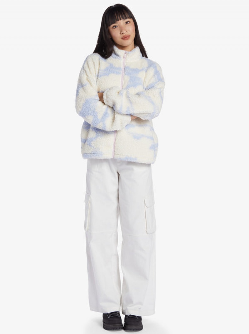 ロキシー Chloe Kim In The Clouds Sherpa Full-Zip Fleece パーカー | HDF328190