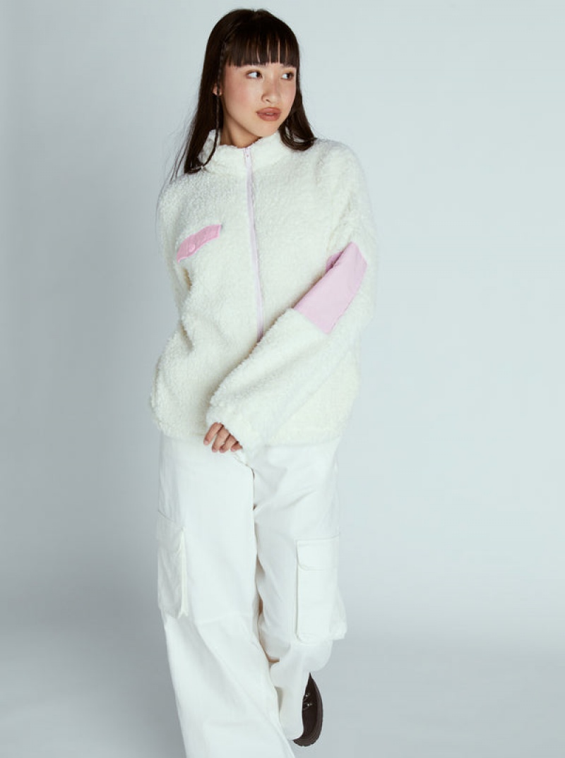 ロキシー Chloe Kim Pop Sherpa Full-Zip Fleece パーカー | JQV012478