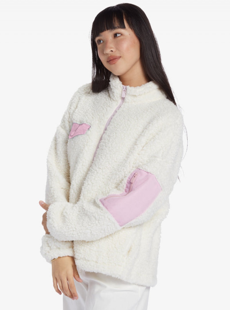 ロキシー Chloe Kim Pop Sherpa Full-Zip Fleece パーカー | JQV012478