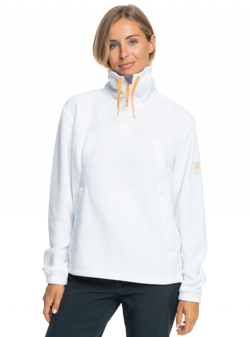 ロキシー Chloe Kim Technical Half Zip Fleece ラウンジウェア | BSG423570