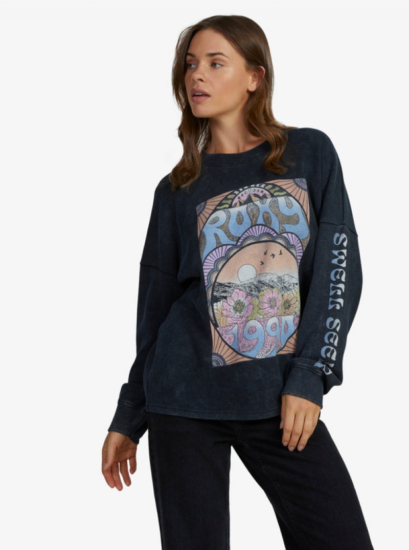 ロキシー East Side Long-Sleeve Crew Neck ラウンジウェア | AOS630572