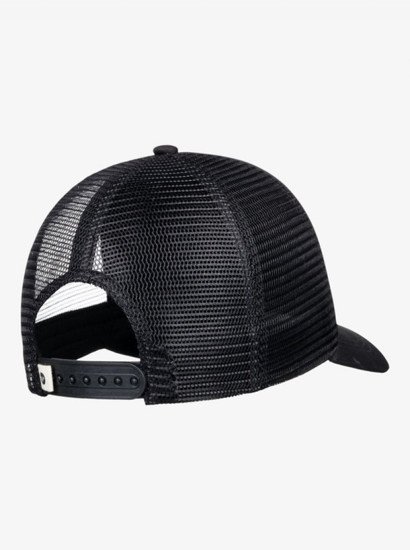 ロキシー Finishline 2 Black Trucker ハット | KNP348261