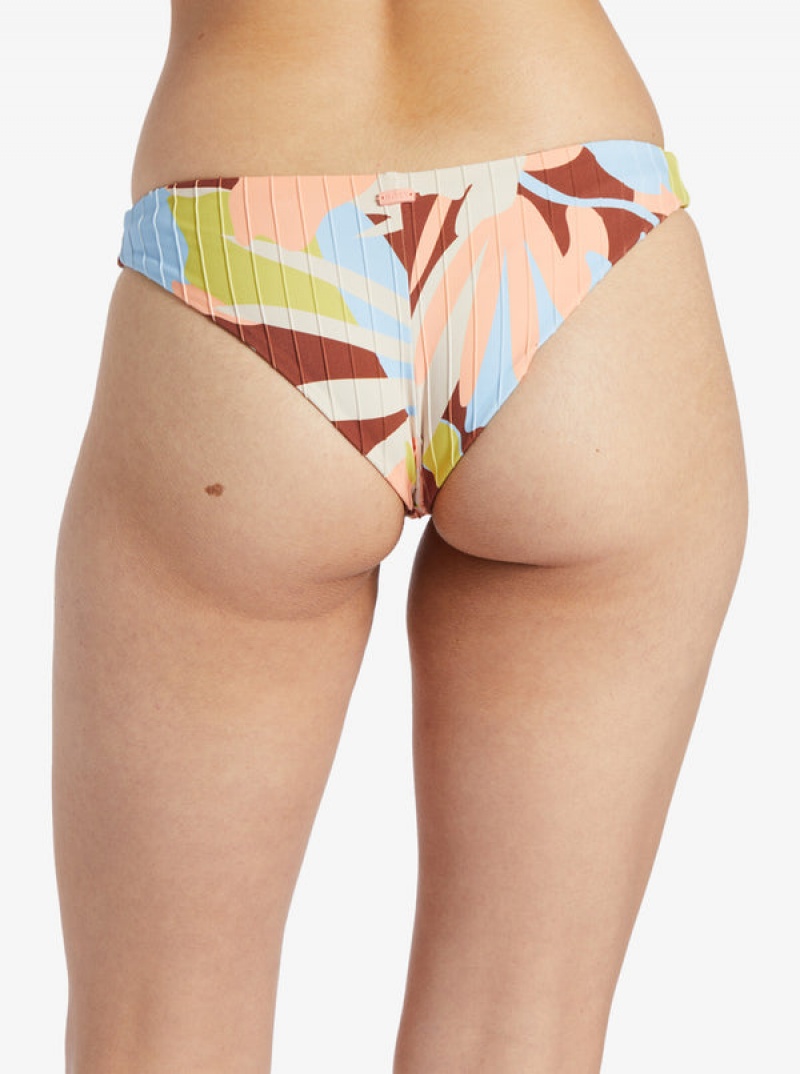 ロキシー Floradelic Cheeky Printed ビキニボトムス | VMG871963