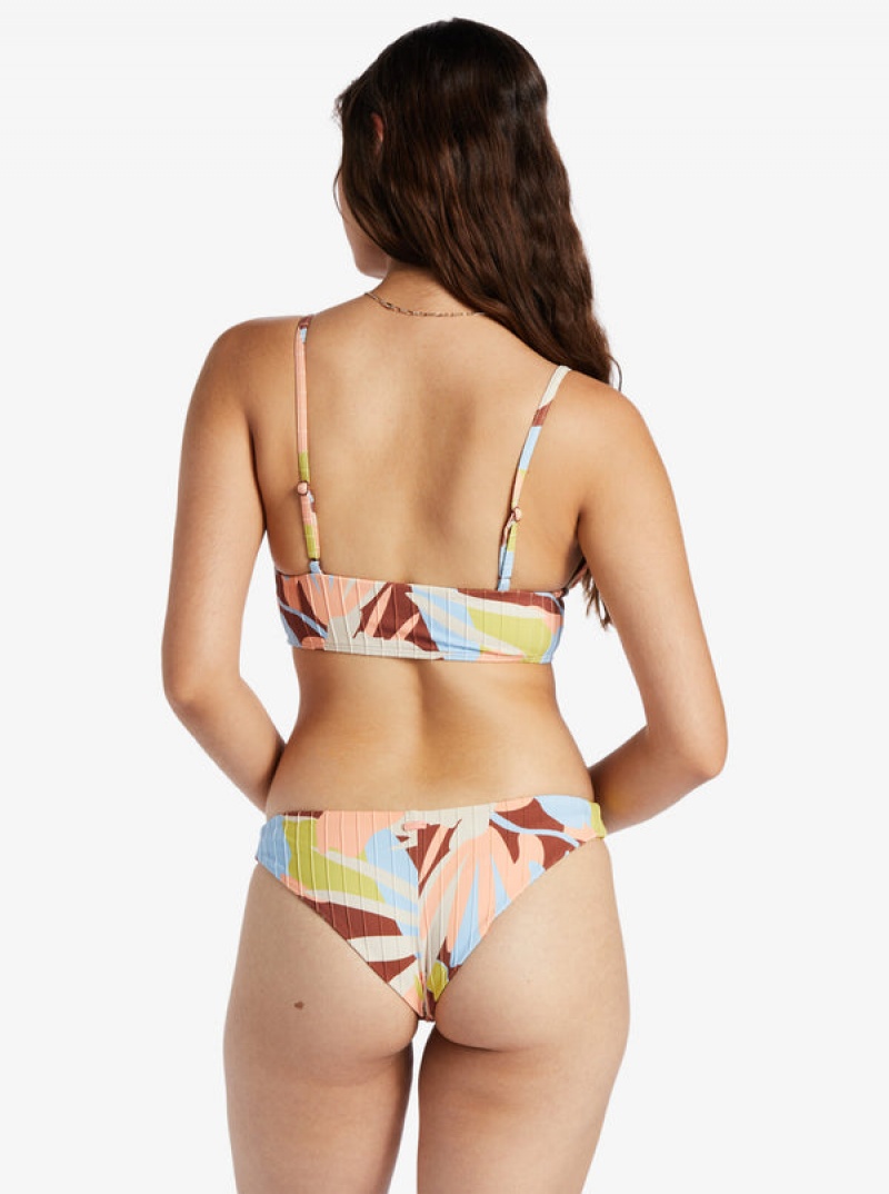 ロキシー Floradelic Cheeky Printed ビキニボトムス | VMG871963