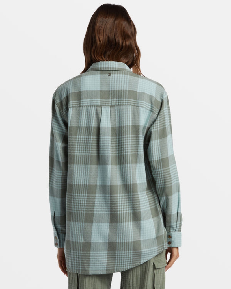 ロキシー Let It Go Flannel Long Sleeve トップス | TNA809567