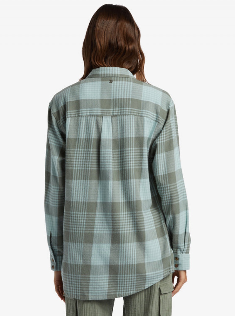 ロキシー Let It Go Flannel Long Sleeve トップス | TNA809567