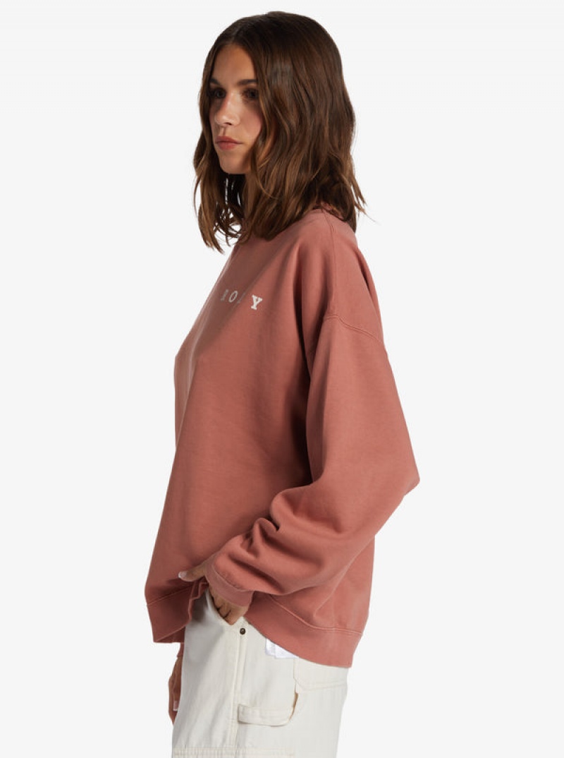 ロキシー Lineup Oversized Crew Neck ラウンジウェア | FPM638174