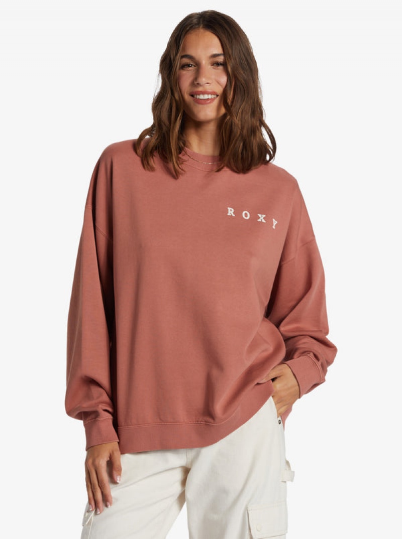 ロキシー Lineup Oversized Crew Neck ラウンジウェア | FPM638174