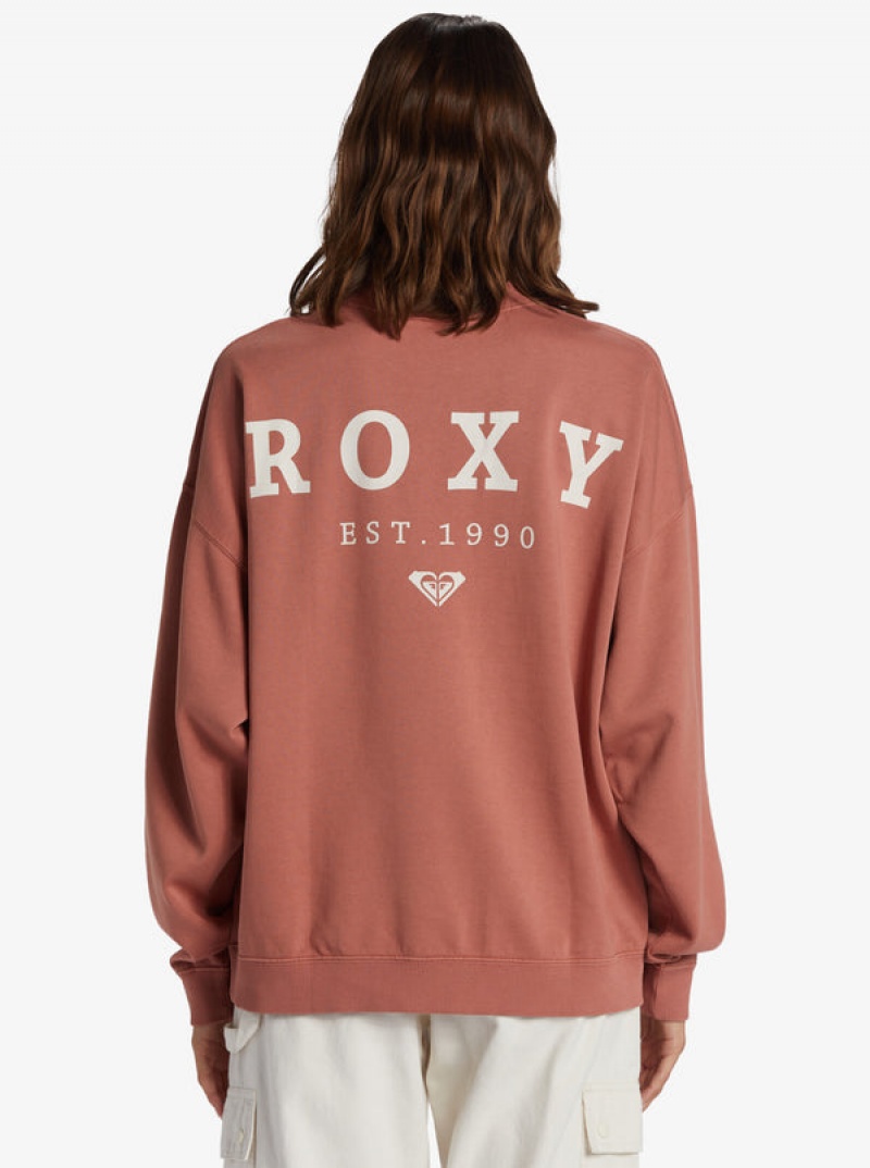 ロキシー Lineup Oversized Crew Neck パーカー | WPG564702