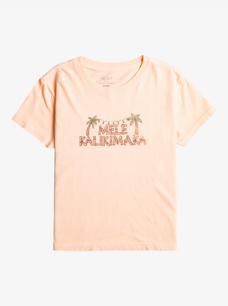 ロキシー Mele Tiki Friend Tシャツ ガール | ZBX209614