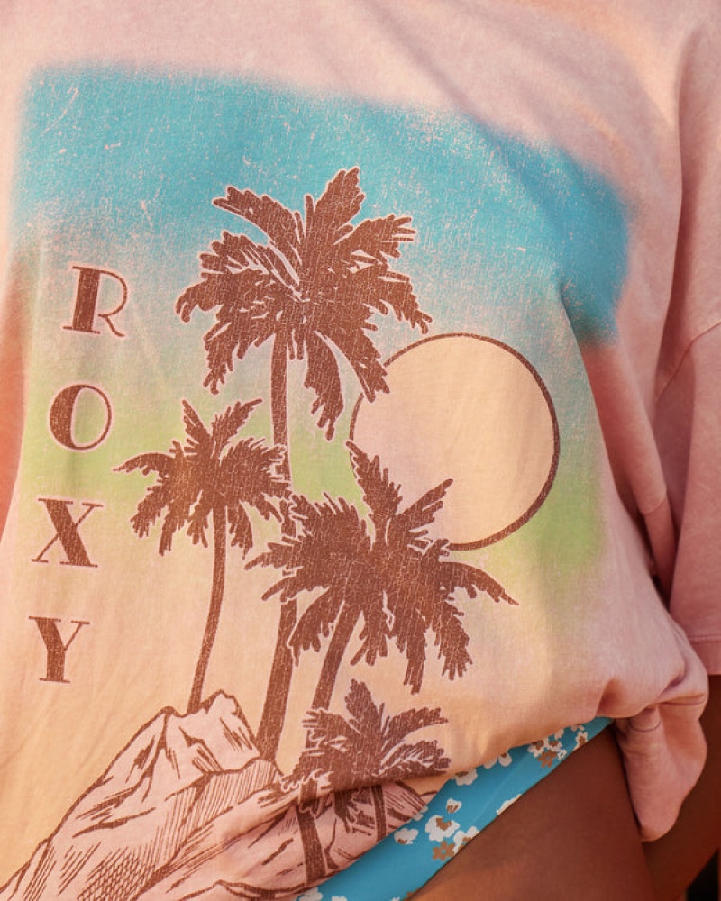 ロキシー Palm Springs Oversized Tシャツ | SMY256734