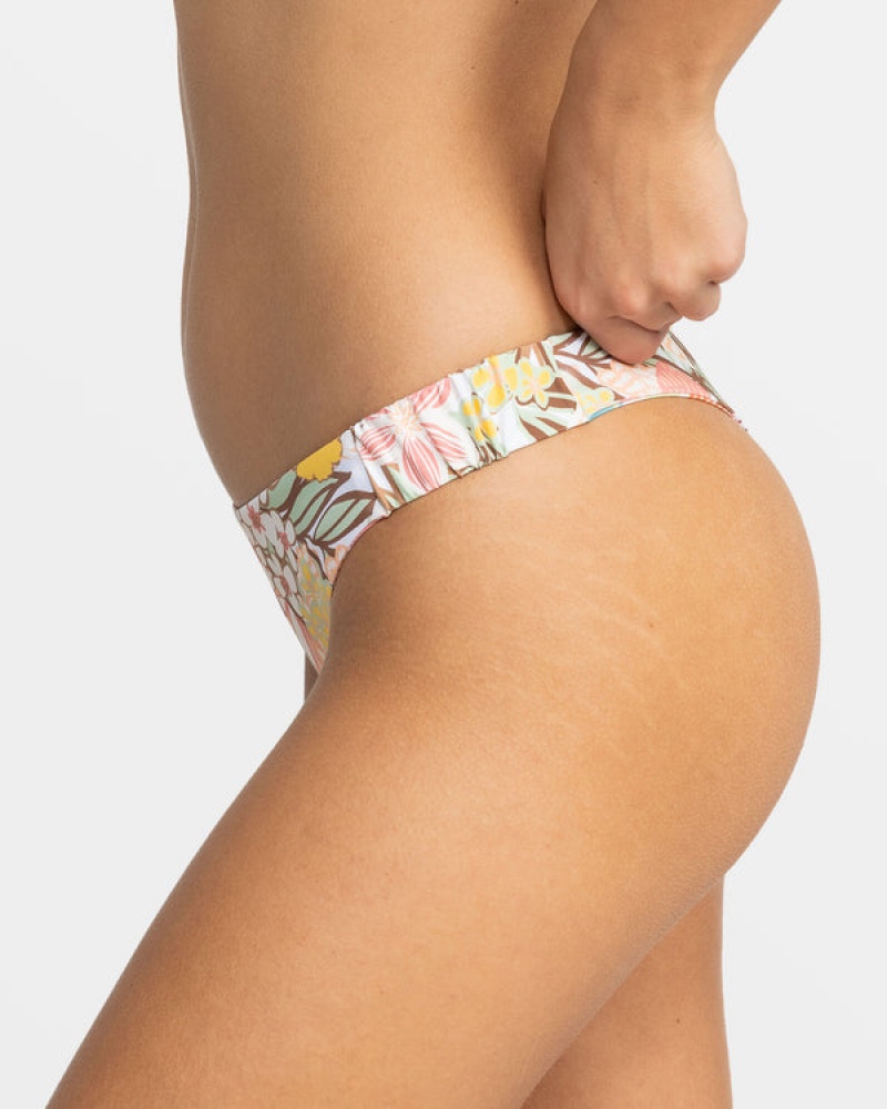 ロキシー Playa Paradise Reversible Tanga ビキニボトムス | CLR605389