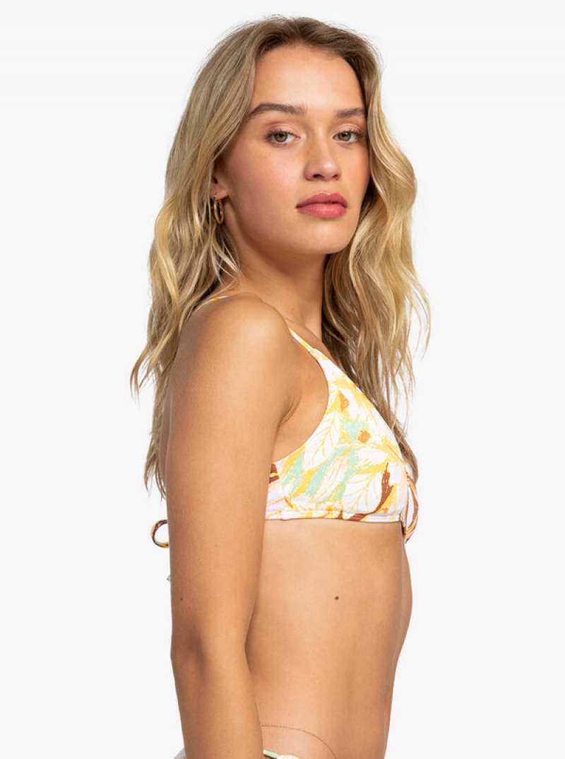 ロキシー Printed Beach Classics Ba Athl Triangle ビキニトップス | MWR752941