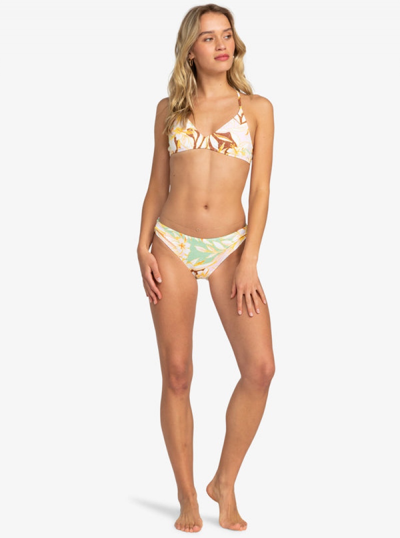 ロキシー Printed Beach Classics Ba Athl Triangle ビキニトップス | MWR752941