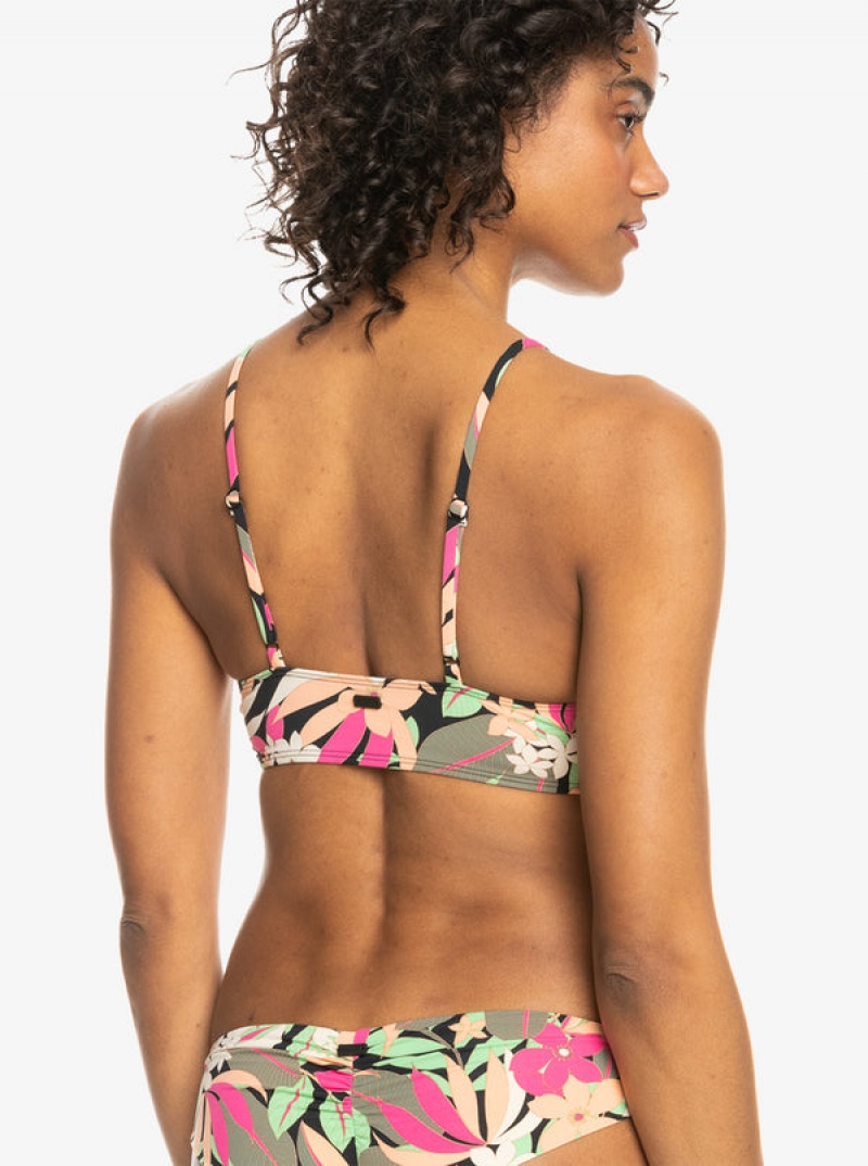 ロキシー Printed Beach Classics Bra ビキニトップス | ECQ790814