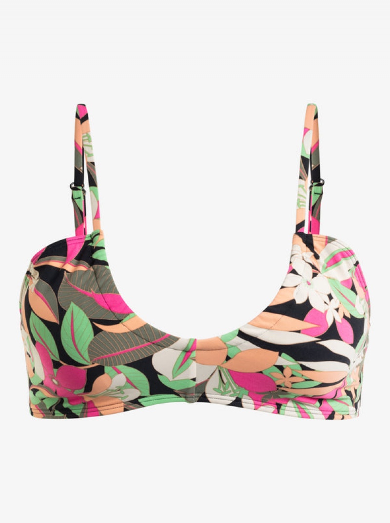 ロキシー Printed Beach Classics Bra ビキニトップス | ECQ790814