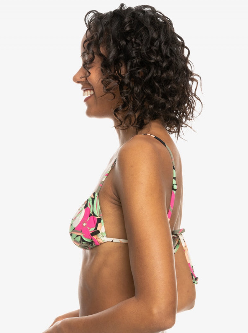 ロキシー Printed Beach Classics Bralette ビキニトップス | AJS683159