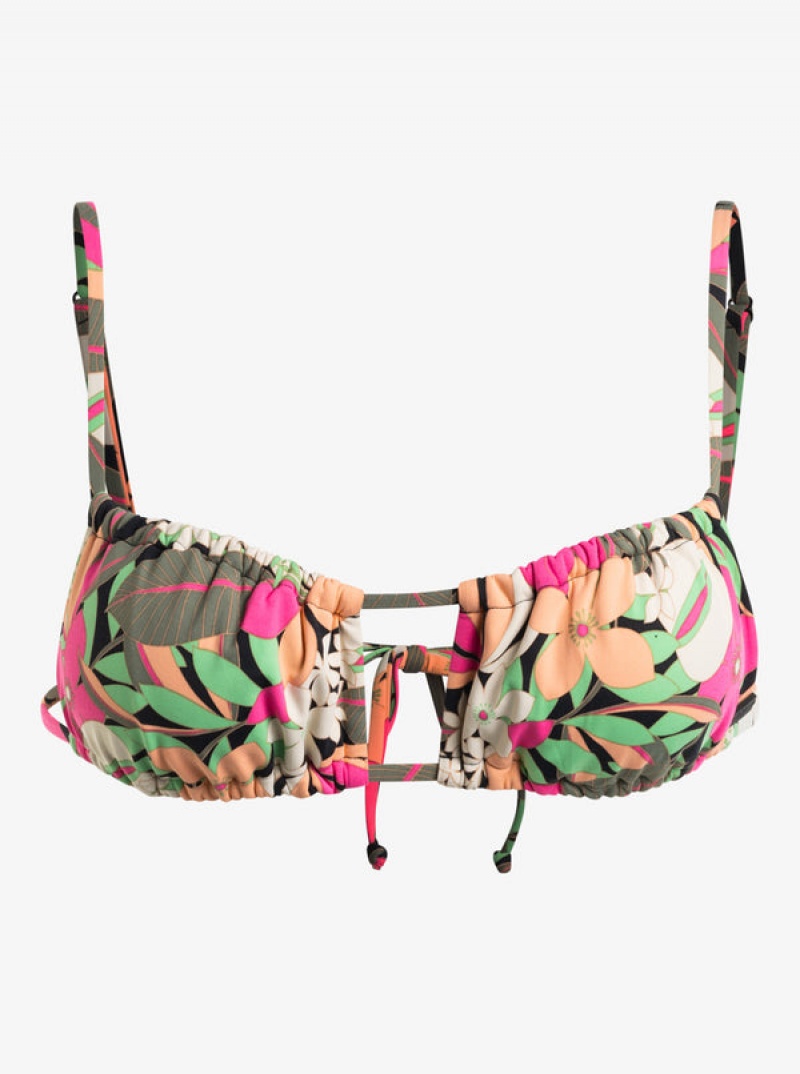 ロキシー Printed Beach Classics Bralette ビキニトップス | AJS683159