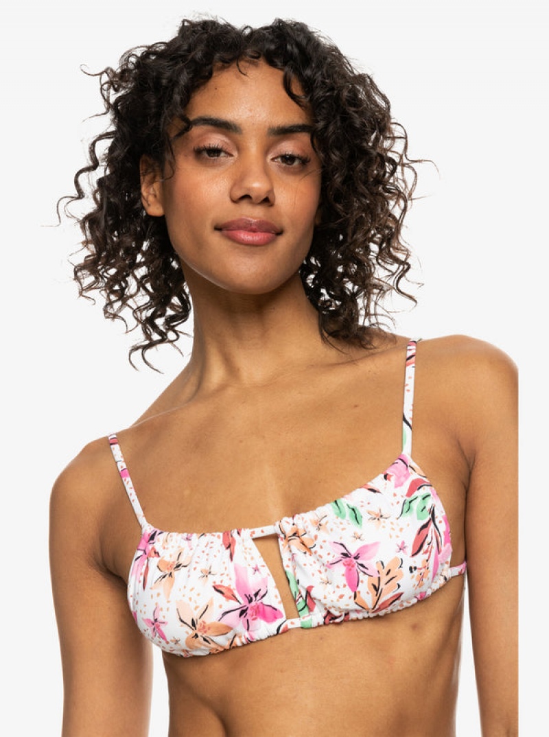 ロキシー Printed Beach Classics Bralette ビキニトップス | PLB310659