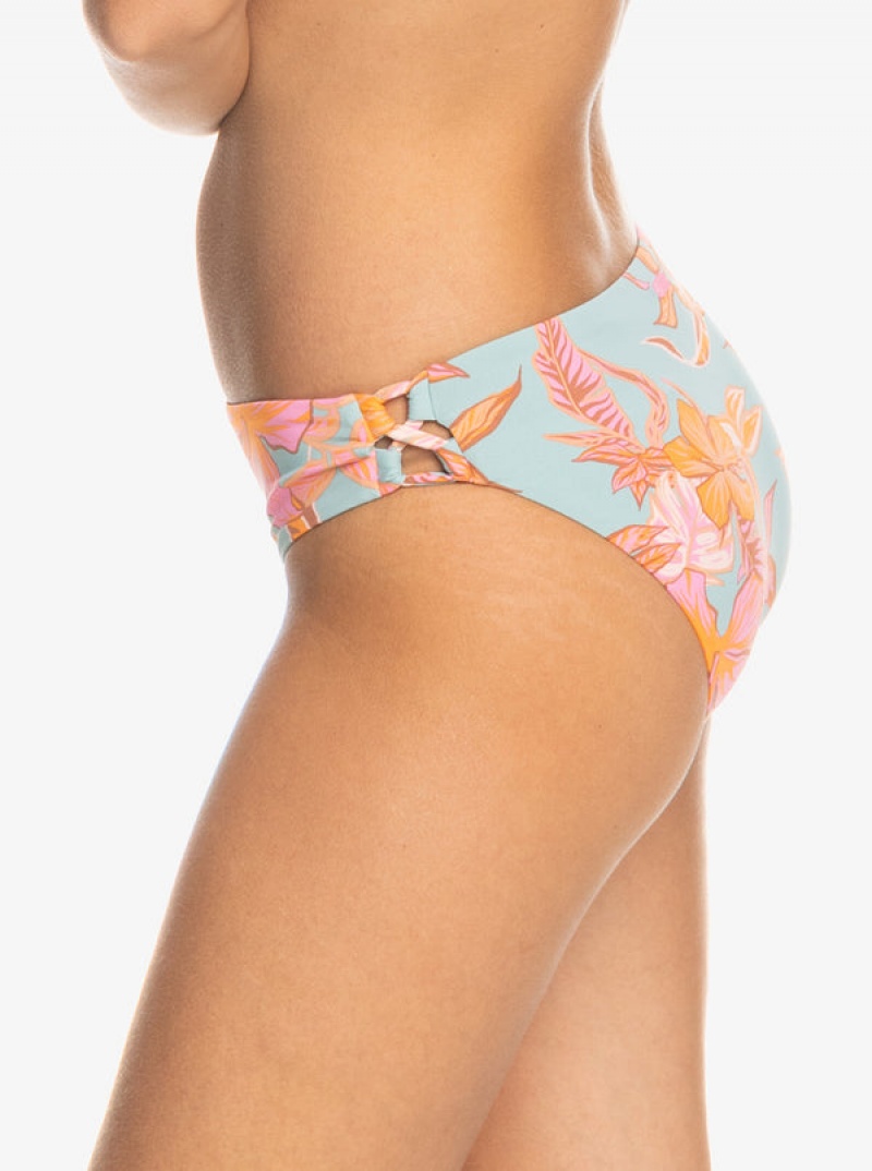 ロキシー Printed Beach Classics Hipster ビキニボトムス | LWA124986