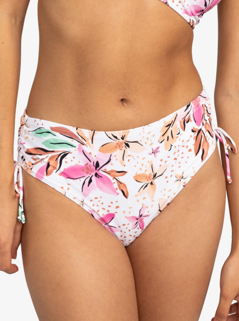 ロキシー Printed Beach Classics Moderate Side-Tie ビキニボトムス | RKT561420