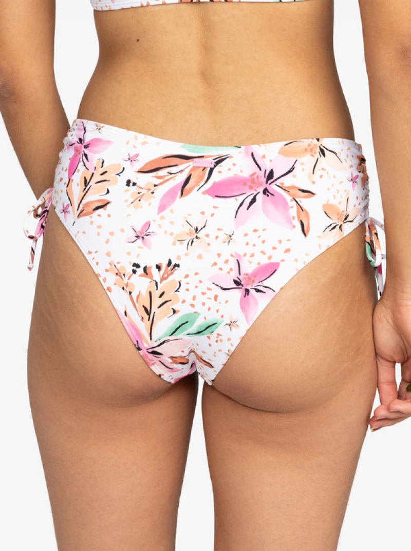 ロキシー Printed Beach Classics Moderate Side-Tie ビキニボトムス | RKT561420