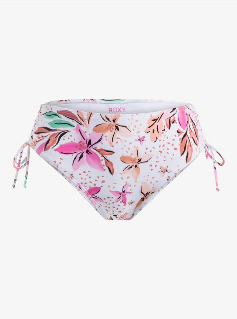 ロキシー Printed Beach Classics Moderate Side-Tie ビキニボトムス | RKT561420