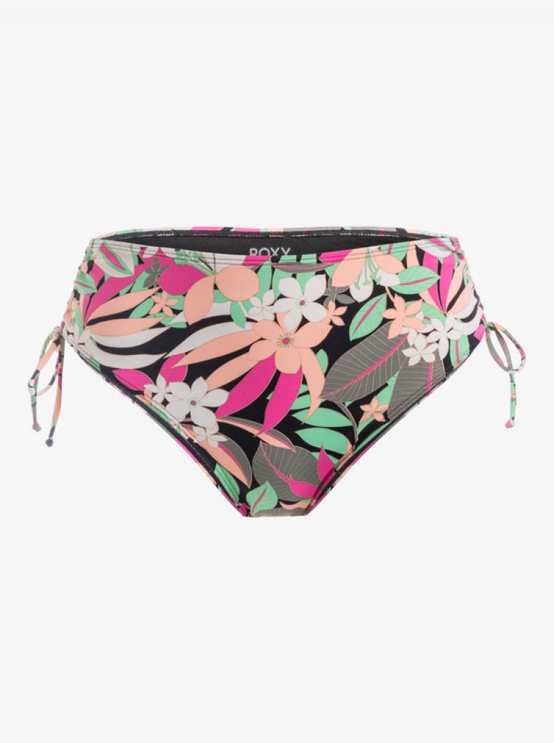 ロキシー Printed Beach Classics Moderate Side-Tie ビキニボトムス | GBE534802