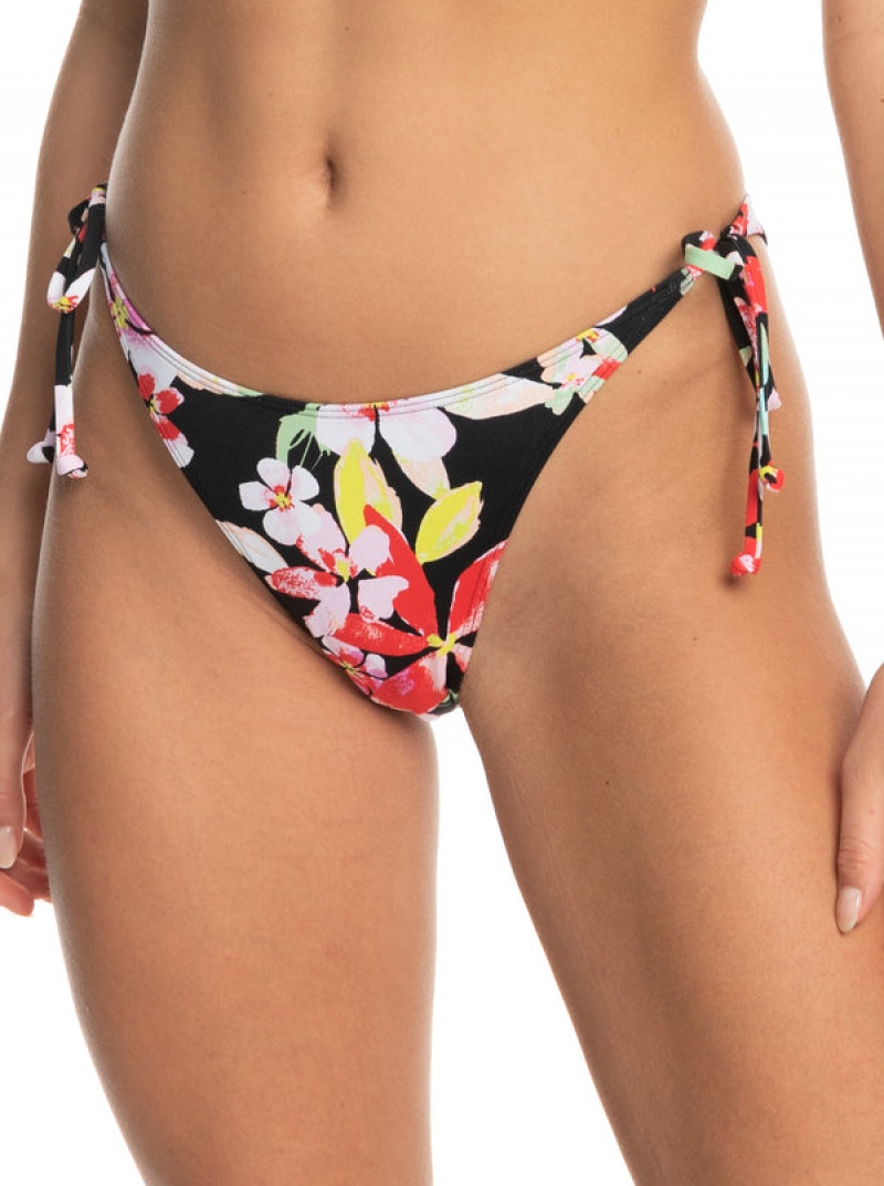 ロキシー Printed Beach Classics Tie Side High Leg Cheeky ビキニボトムス | BNA192057