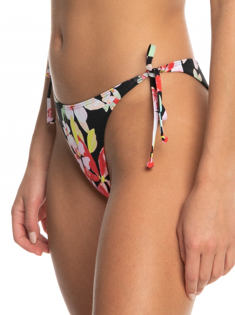 ロキシー Printed Beach Classics Tie Side High Leg Cheeky ビキニボトムス | BNA192057