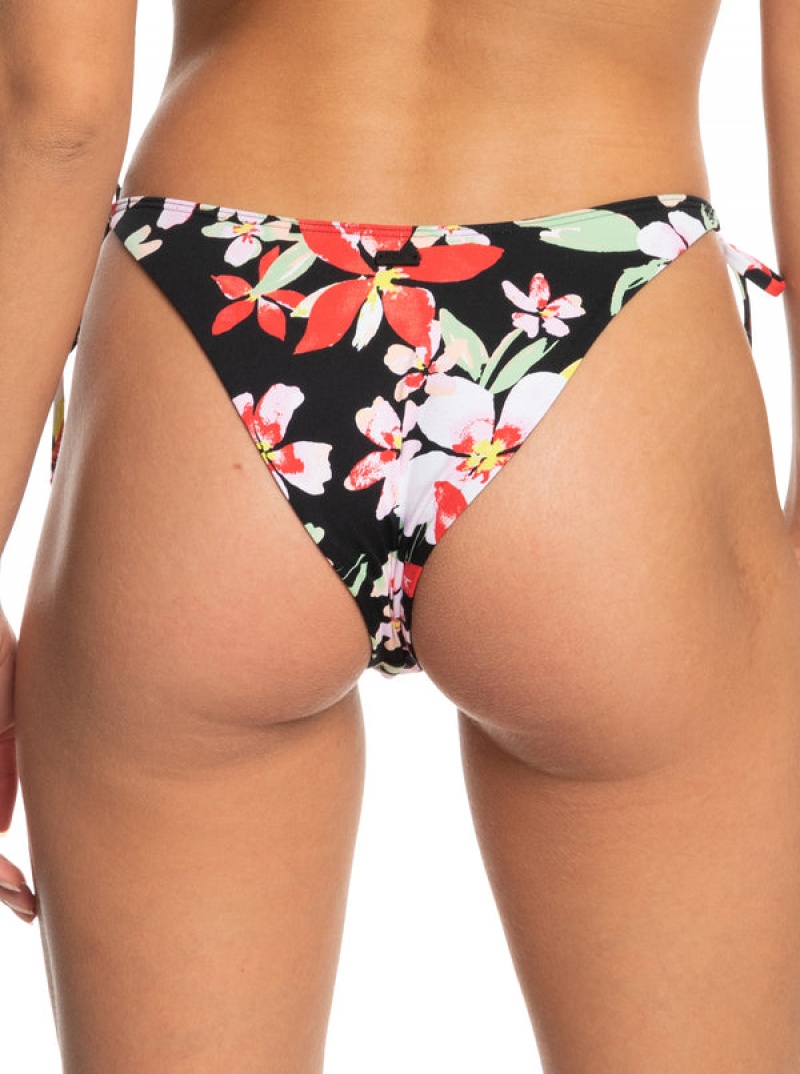 ロキシー Printed Beach Classics Tie Side High Leg Cheeky ビキニボトムス | BNA192057