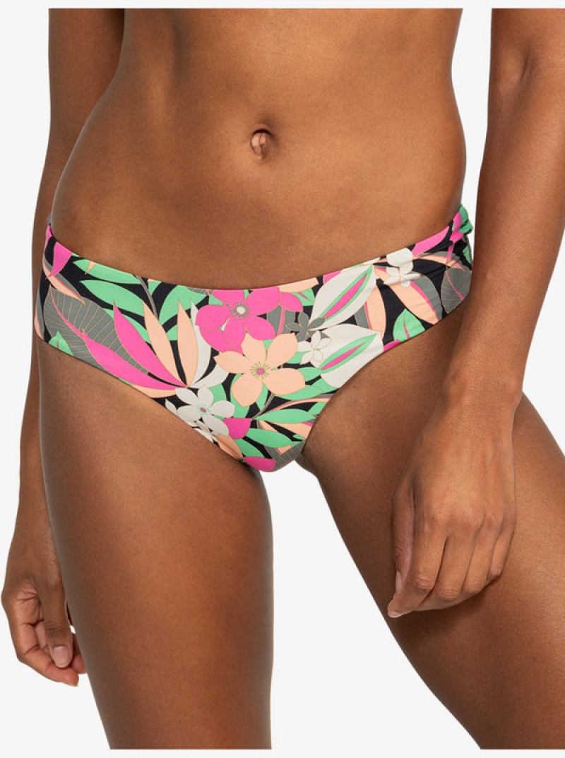 ロキシー Printed Beach Classics V-Shape Cheeky ビキニボトムス | FPK869415