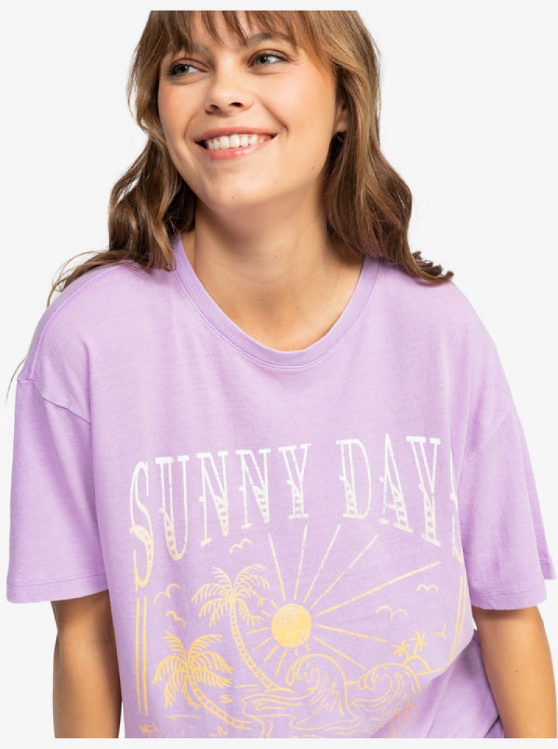 ロキシー Sunny Days Oversized Tシャツ | SBT578406