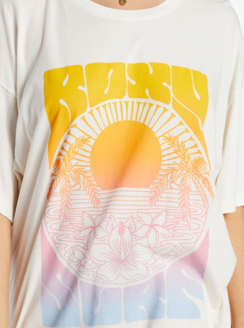 ロキシー Sunrise Tropics Tシャツ | KLJ268795