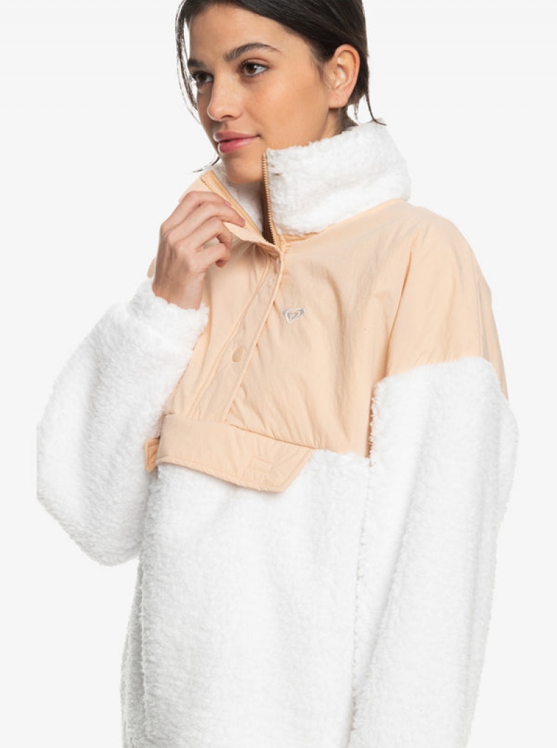 ロキシー Waves Of Warmth Half-Zip Mock Neck Fleece パーカー | ZAJ953162