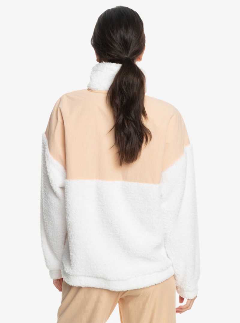 ロキシー Waves Of Warmth Half-Zip Mock Neck Fleece パーカー | ZAJ953162