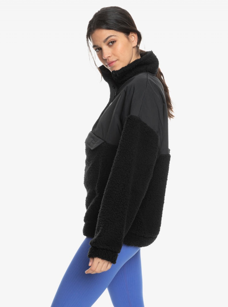 ロキシー Waves Of Warmth Half-Zip Mock Neck Fleece パーカー | LEX918723