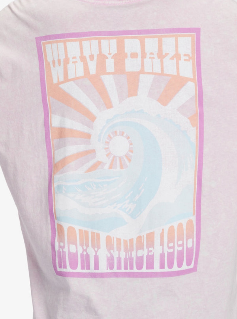 ロキシー Wavy Daze Olst Tシャツ | SHN093421