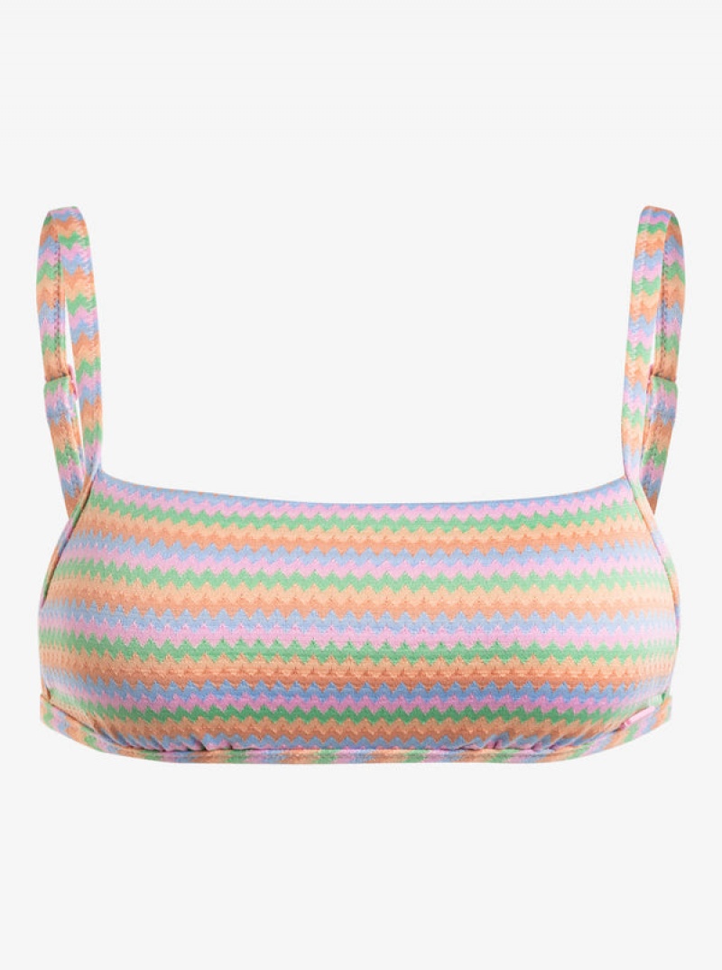 ロキシー Wavy Stripe Bralette ビキニトップス | SPT472361