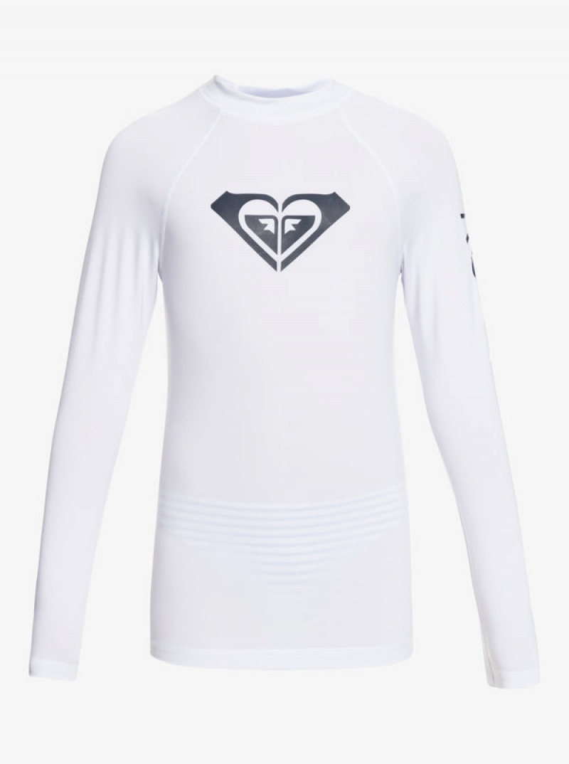 ロキシー Whole Hearted Long Sleeve UPF 50 Rashguard スイムウェア ガール | XLR875469