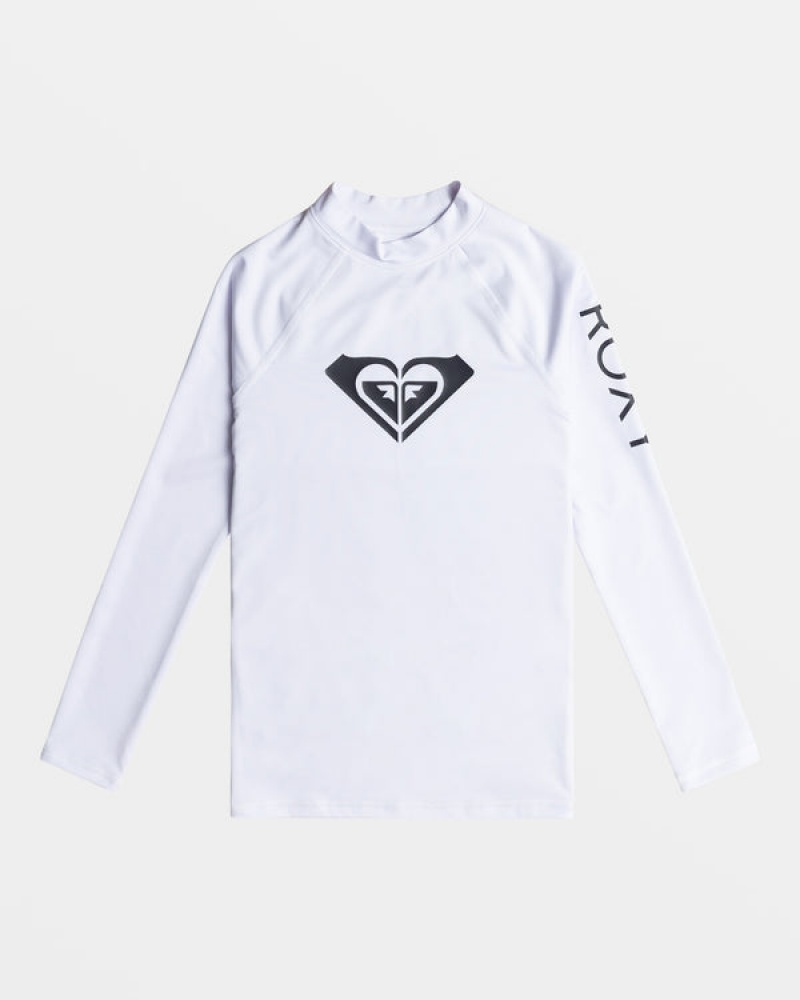 ロキシー Whole Hearted Long Sleeve UPF 50 Rashguard スイムウェア ガール | XLR875469